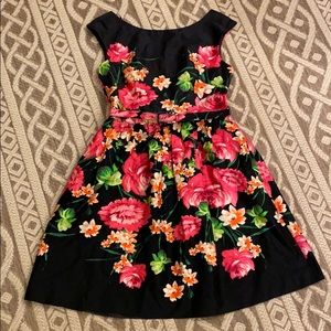 Eliza J Floral Party Dress